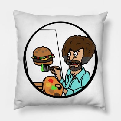 Rosss Burgers Throw Pillow Official Bob's Burgers Merch