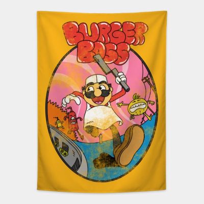 Burger Boss Front And Back Tapestry Official Bob's Burgers Merch