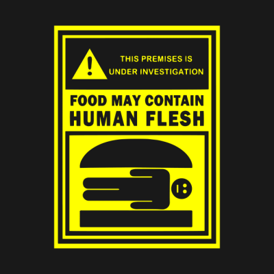 Human Flesh Burgers Tank Top Official Bob's Burgers Merch