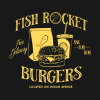 Fish Rocket Burgers Yellow Tank Top Official Bob's Burgers Merch