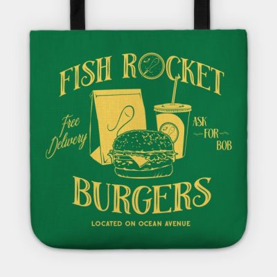 Fish Rocket Burgers Yellow Tote Official Bob's Burgers Merch