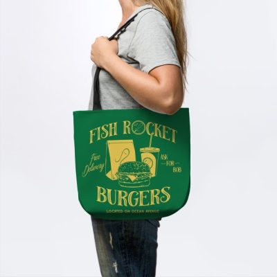 Fish Rocket Burgers Yellow Tote Official Bob's Burgers Merch