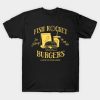 Fish Rocket Burgers Yellow T-Shirt Official Bob's Burgers Merch