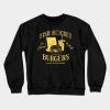 Fish Rocket Burgers Yellow Crewneck Sweatshirt Official Bob's Burgers Merch