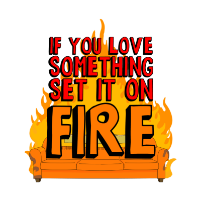 If You Love Something Set It On Fire Pin Official Bob's Burgers Merch