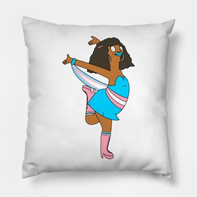 Bob's Burgers Marshmallow Pride Throw Pillow Official Bob's Burgers Merch