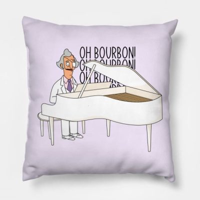 Mr Fischoeder Oh Bourbon Throw Pillow Official Bob's Burgers Merch