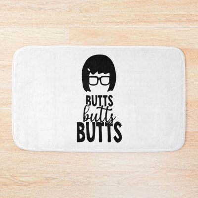 Bobs Animated Sitcom Burgers - Butts Butts Butts Bath Mat Official Bob's Burgers Merch