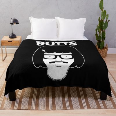 Bob's Burgers Butt Friend Brand Throw Blanket Official Bob's Burgers Merch