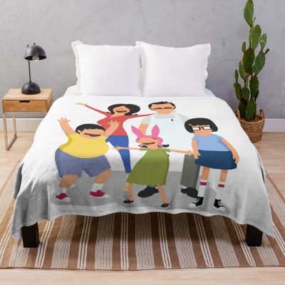 Minimal Belchers Throw Blanket Official Bob's Burgers Merch