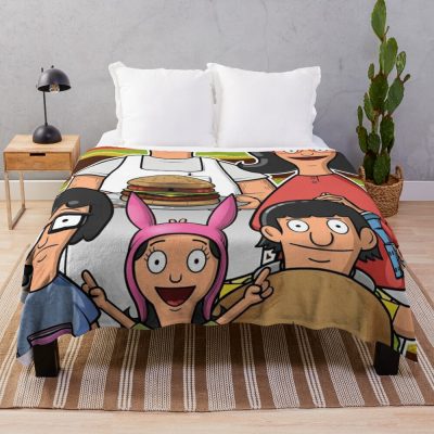 Bobs Burger Throw Blanket Official Bob's Burgers Merch