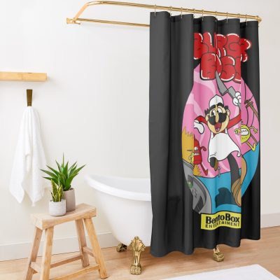 Burger Boss Shower Curtain Official Bob's Burgers Merch