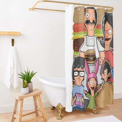 Bobs Burger Shower Curtain Official Bob's Burgers Merch