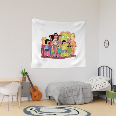 Bobby And His Family Tapestry Official Bob's Burgers Merch