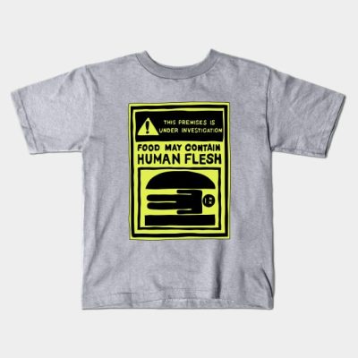 May Contain Human Flesh Kids T-Shirt Official Bob's Burgers Merch