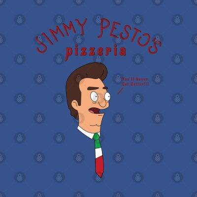 Jimmy Pestos Pizzeria Kids T-Shirt Official Bob's Burgers Merch