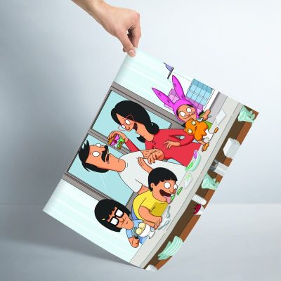 Anime B Burgers Poster Custom Satin Poster Print cloth fabric wall poster print Silk Fabric Print 6 - Bob's Burgers Store