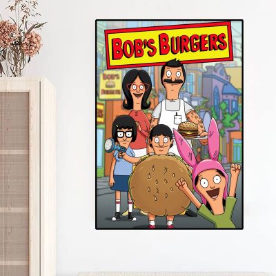 Cartoon B Bobs B Burgers Cool POSTER Prints Wall Painting Bedroom Living Room Decoration Home 2 - Bob's Burgers Store