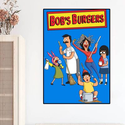 Cartoon B Bobs B Burgers Cool POSTER Prints Wall Painting Bedroom Living Room Decoration Home 3 - Bob's Burgers Store