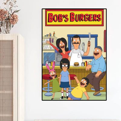 Cartoon B Bobs B Burgers Cool POSTER Prints Wall Painting Bedroom Living Room Decoration Home 7 - Bob's Burgers Store