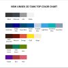 tank top color chart - Bob's Burgers Store