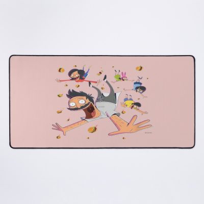 Comic Art Family Falling Mouse Pad Official Cow Anime Merch